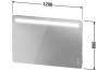 LUV Дзеркало з підсвіткою та підігрівом 120х80x3.8 см (LU965900000) image 2