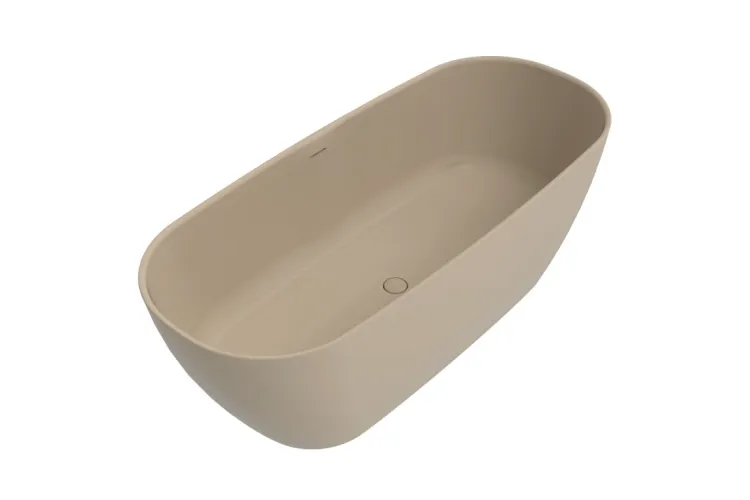 PLAY Ванна вільностояча 170x72x57 Argilla з сифоном (PY170VARG)  image 1