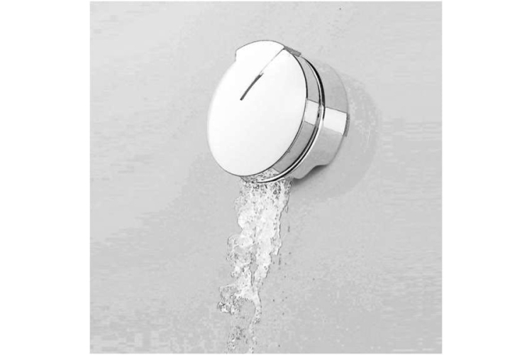 Купити Сифон для ванни Multiplex Trio хромований із системою наливу у ванну (U90600361) фото №2