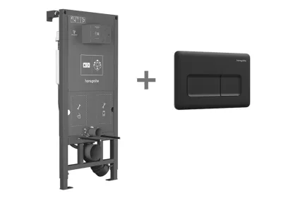 Комплект Інсталяційна система iFrame Universal + Клавіша iFrame Original Q Matt Black (99001670)
