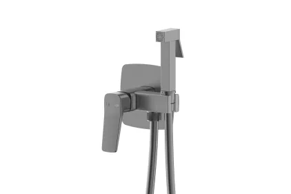 Змішувач для біде прихованого монтажу MALAGA pvd gun metal grey 4529-512-61