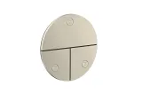 Перемикач ShowerSelect ID Round на 3 функції, Brushed Nickel (36779820)