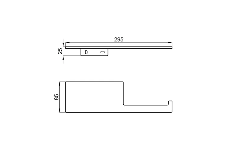 OXO, Тримач паперу без кришки, matt black (100360514)  image 3
