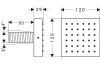 Модуль душу Axor 120/120 square 28491000 Chrome зображення 2
