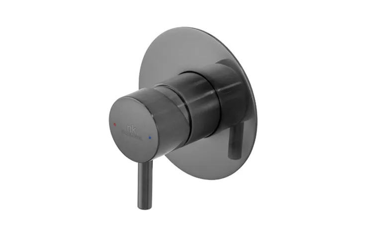 Зовнішня частина змішувача прихованого монтажу RONDO ванна/душ, brushed titanium (100345154)  image 1