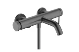 Змішувач Tecturis S для ванни, Brushed Black Chrome (73422340)