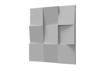 Гіпсова стінова панель 50х50 см FLAT 03
