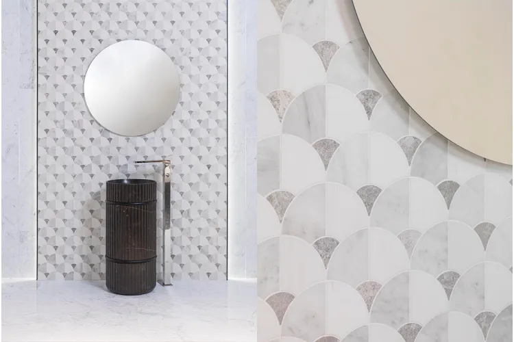 G148 FIGURE SHELL LIGHT 29,9X29,7 (мозаїка) зображення 4