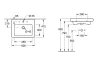 SUBWAY 2.0 Умивальник меблевий 600x470 мм (7113F0R1) Ceramic Plus зображення 3