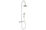 Душова система Axor Showerpipe 180 1jet з термостатом, Stainless Steel Optic (39670800)