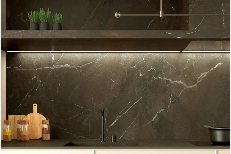 G1052 BRECCIA IMPERIALE TEXTURE 03 6 MM 160х320 (стіна) зображення 4
