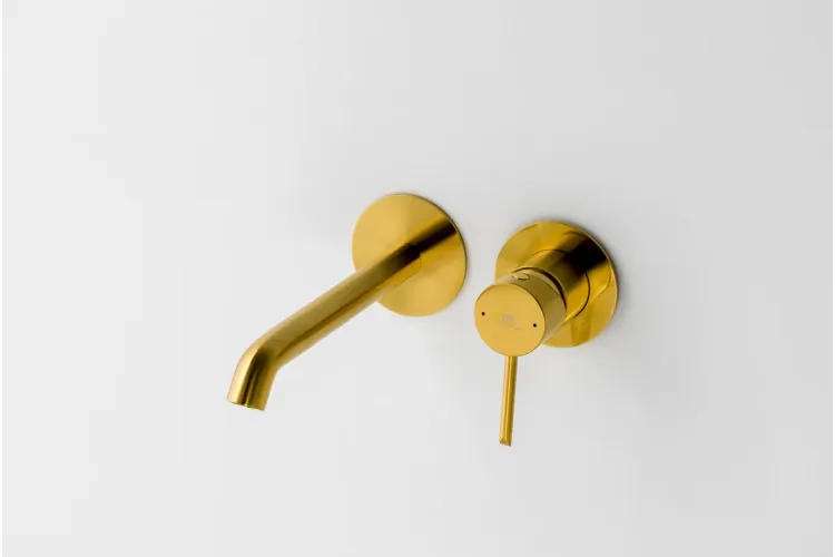 ROUND, Зовнішня част.вбудованого змішувача для умивальника, brushed gold (100345144) зображення 2
