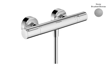 Змішувач з термостатом для душу Ecostat Element, Brushed Bronze  (13346140)