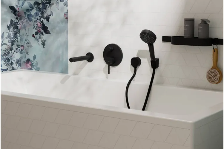 Змішувач Zesis S прихованого монтажу ванна/душ, Matt Black (74415670) image 2