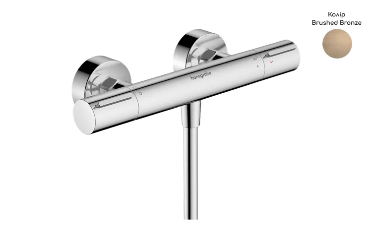 Змішувач з термостатом для душу Ecostat Element, Brushed Bronze  (13346140) зображення 1