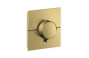 Термостат прихованого монтажу ShowerSelect ID Square HighFlow на 1 функцію, Polished Gold Optic (36777990) image 1