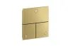 Перемикач ShowerSelect ID Square на 3 функції, Polished Gold Optic (36780990) image 1