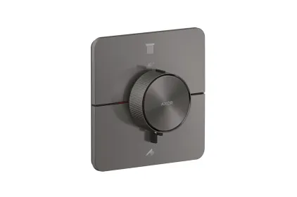 Термостат прихованого монтажу ShowerSelect ID Softsquare на 2 функції, Brushed Black Chrome (36754340)