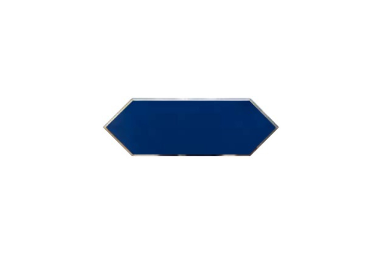 DECOR ZENITH GOLD BLUE 10x30 декор (плитка настінна) зображення 1