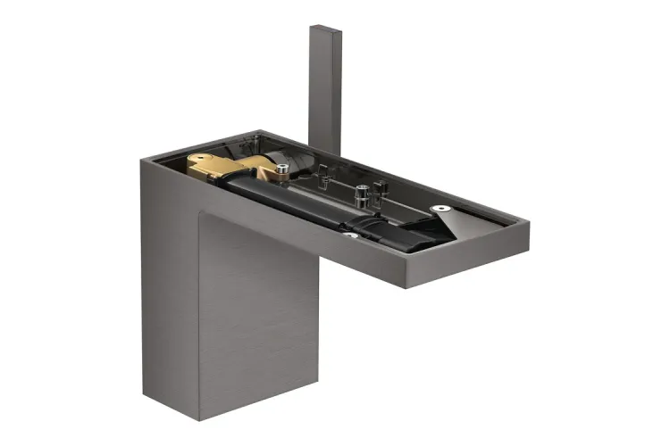 Змішувач Axor MyEdition 110 для умивальника без накладки, Brushed Black Chrome 47032340 image 1