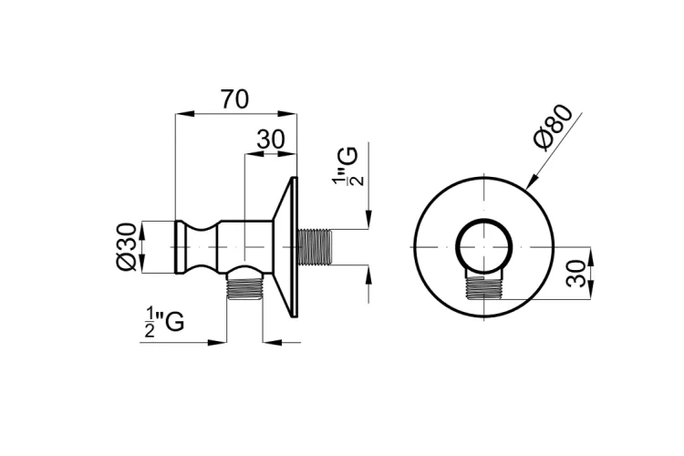 LIGNAGE, Тримач ручного душу, з підведенням води, gold (100238776) image 3
