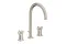 Змішувач Axor Archivio 190 Cross для умивальника на 3 отвори, Brushed Nickel (34027820)