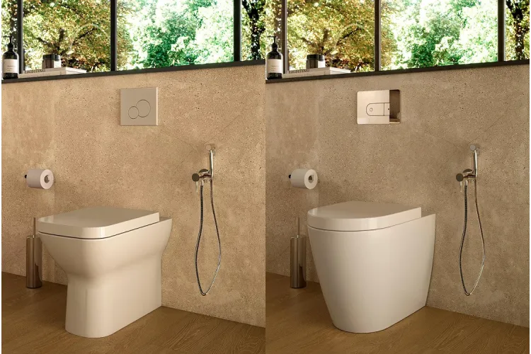 Зовнішня частина для гігієнічного змішувача з шлангом 1,25см та тримачем, chrome (100344881) зображення 2