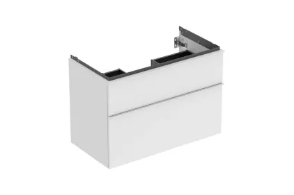 Тумба під умивальник ICON 90 см, 2 шухляди, білий матовий (502.305.01.3)