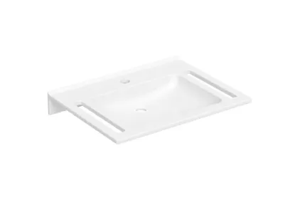 Умивальник PUBLICA 70 см, прямокутний, альпійський білий KeraTect (402170016)