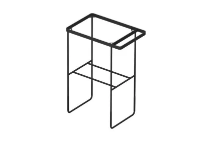 DURASQUARE Консоль підлогова металева 65х45 см, чорна матова (0031014600) 