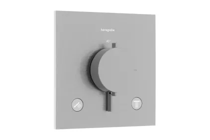 Термостат прихованого монтажу Ecostat Comfort E на 2 функції Stainless Steel Optic (33711800)