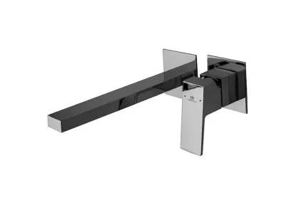 SQUARE, Зовнішня частина змішувача прихованого монтажу для умивальника, titanium (100318279)
