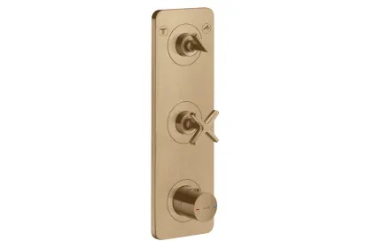 Термостат Axor Citterio E 380/120 для 2-х споживачів, Brushed Bronze 36703140