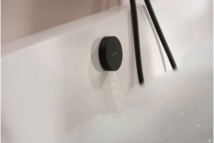 Зовнішня частина Exafill II до сифона на ванну з наповненням Matt Black/White Gloss 58119670 зображення 2
