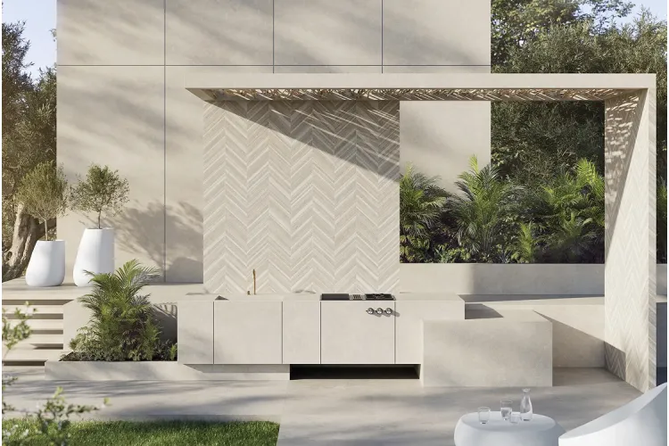 G1050 MALLORCA CALIZA TEXTURE 6 MM 160x320 (плитка настінна) image 3