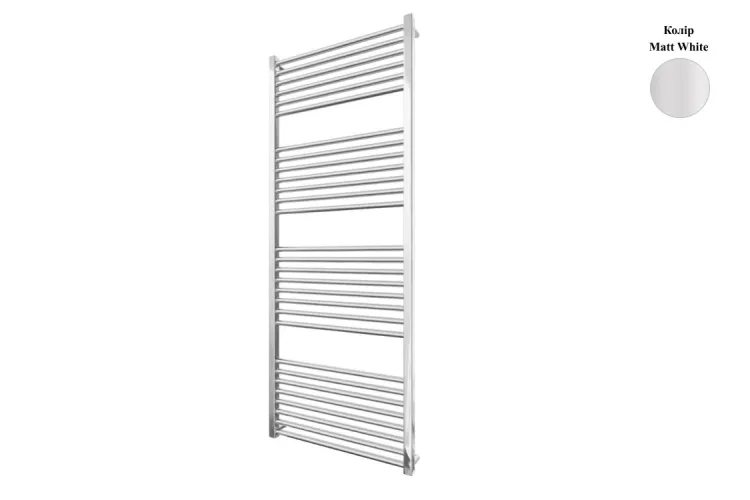 Рушникосушка INOX Гера 1500х630/600, білий матовий зображення 1