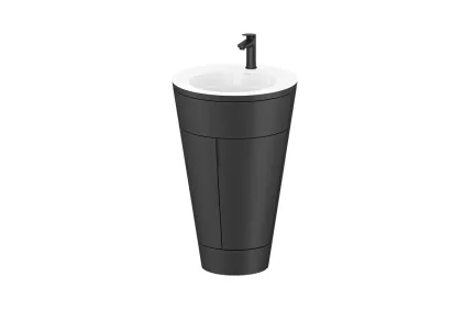 STARCK 1 Тумба з умивальником 56х86,4x60,5 см Graphite Satin Matt (S19513OBD580000)