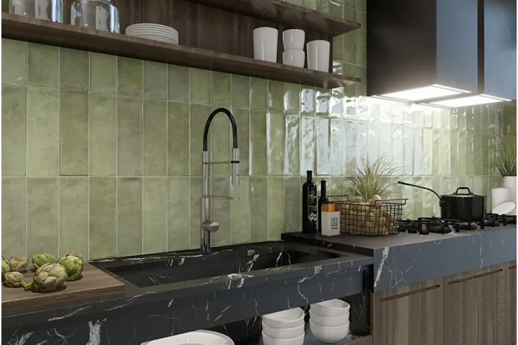 M152 CINQUE TERRE EMERALD 10x30 (плитка настінна) зображення 5