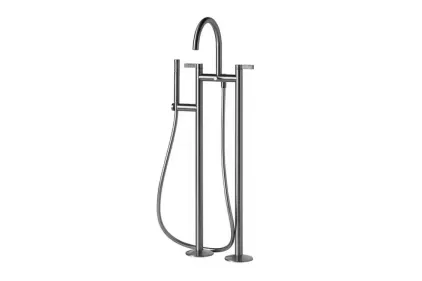 LIGNAGE LUXE, Змішувач підлоговий для ванни, brushed gold (100301623)