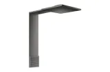 Верхній душовий модуль Axor ShowerComposition 250/250 2jet з плечовим душем, Polished Black Chrome (12594330)