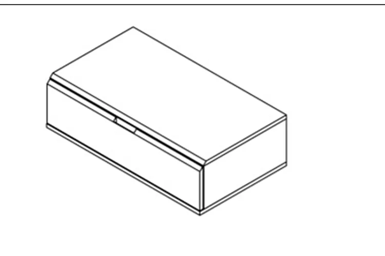 Тумба MERTENS підвісна 90x26x51: Wood, Roble Bronce (700023511) image 2