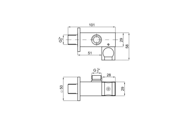 COTA, Тримач ручного душу настінний, brushed copper (100281806) зображення 5