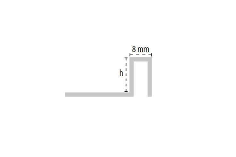 Декоративний профіль PRO-PART LATON LINE MATT h-11 мм image 2