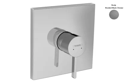 Змішувач Finoris прихованого монтажу для душу, Brushed Black Chrome (76615340)