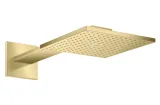 Верхній душ Axor 250х250 1jet P з тримачем, Brushed Brass (35306950)