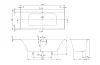 SUBWAY 3.0 Duo Ванна 1800x800 з ніжками та сифоном Quaryl (UBQ180SBW2DV-RW) image 4