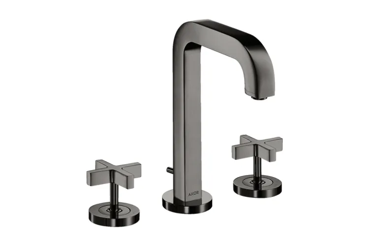 Змішувач Axor Citterio 170  для умивальника на 3 отвори, Polished Black Chrome 39133330 зображення 1