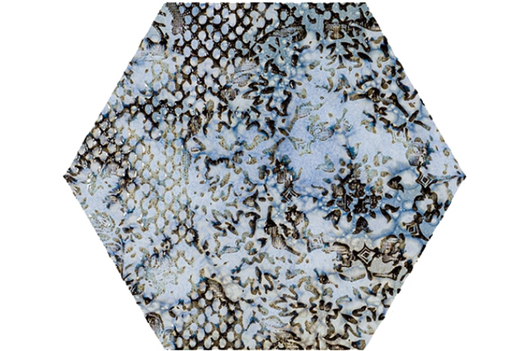 G-7254 INEDITA BLUE NAT HEXAGON 11MM 25x29 (шестигранник) (плитка для підлоги і стін) image 1