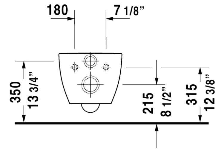 HAPPY D.2  Унітаз підвісний Rimless 54х36 см (2222098900) антрацит/антрацит матовий image 5