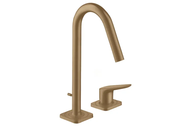 Змішувач Axor Citterio M 160 на 2 отвори для умивальника, Brushed Bronze 34132140 зображення 1